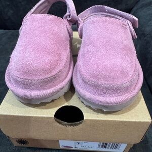 Toddler Pink UGG Goldenstar clogs